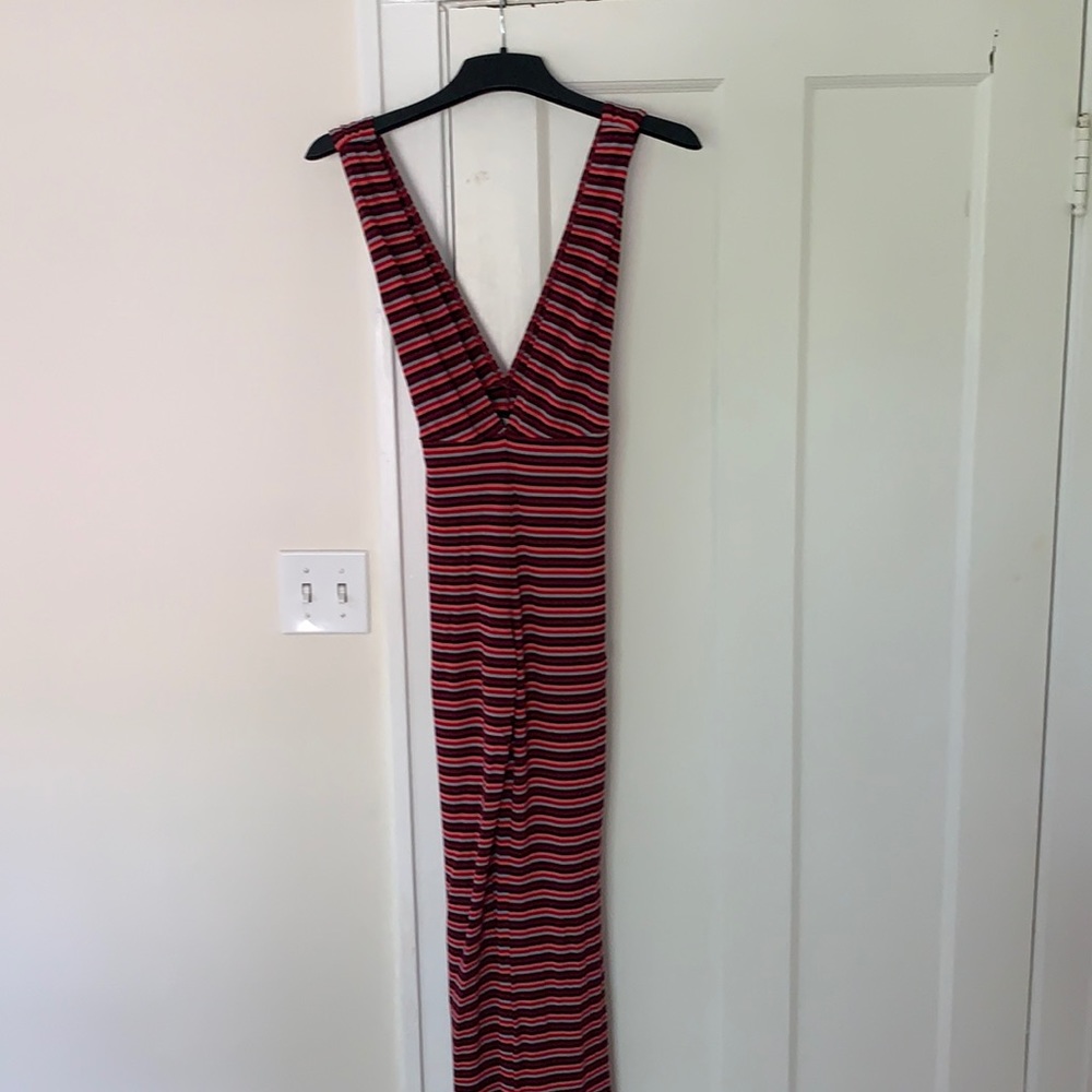 Reformation striped jumpsuit size XS